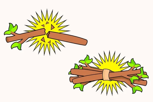 A Bundle of Sticks ( Unity Is Strength )