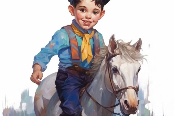 Pockets and the Shimmering Horse: A Tale of Kindness and Heroism