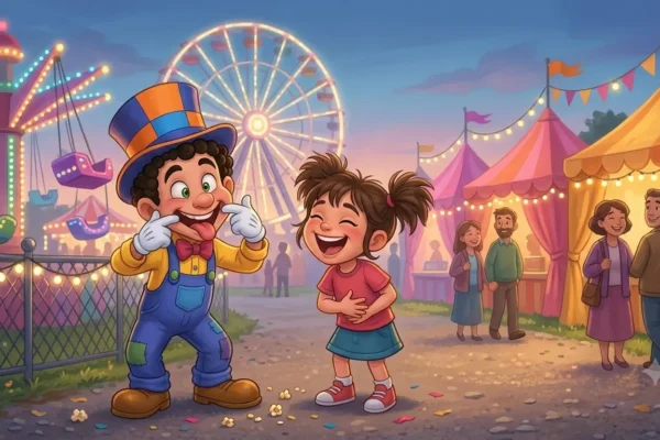 The Laughter Carnival: Yami and Pockets’ Adventure