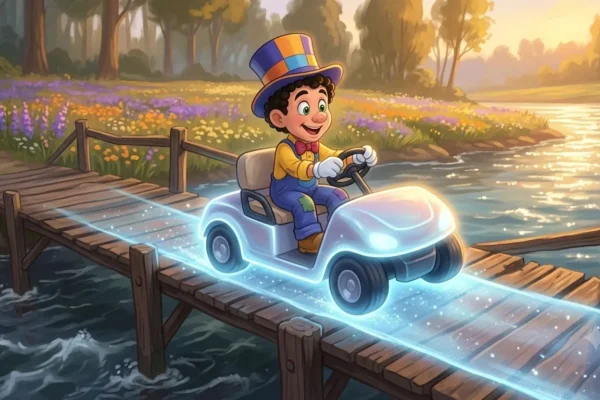 Pockets and the Magical Golf Cart Ride
