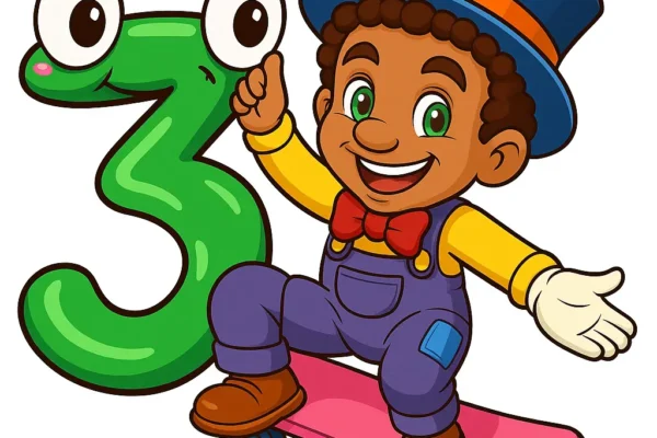 Pockets and the Skateboard Number Adventure