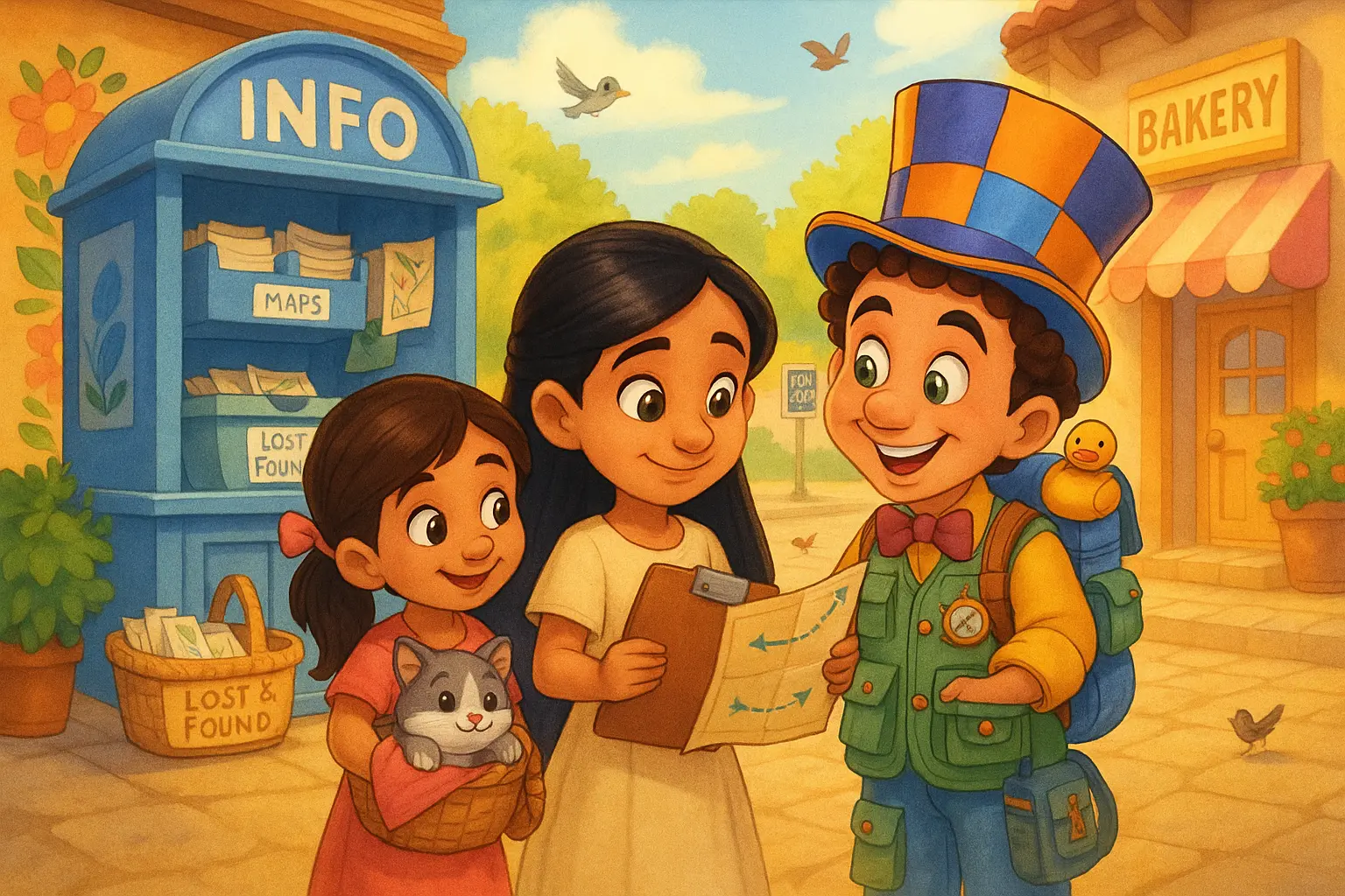 Ariana and the Map That Found Friends