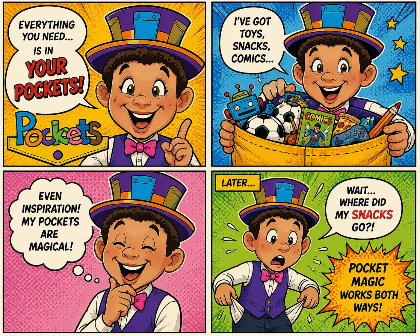 Everything Is In Your Pockets!