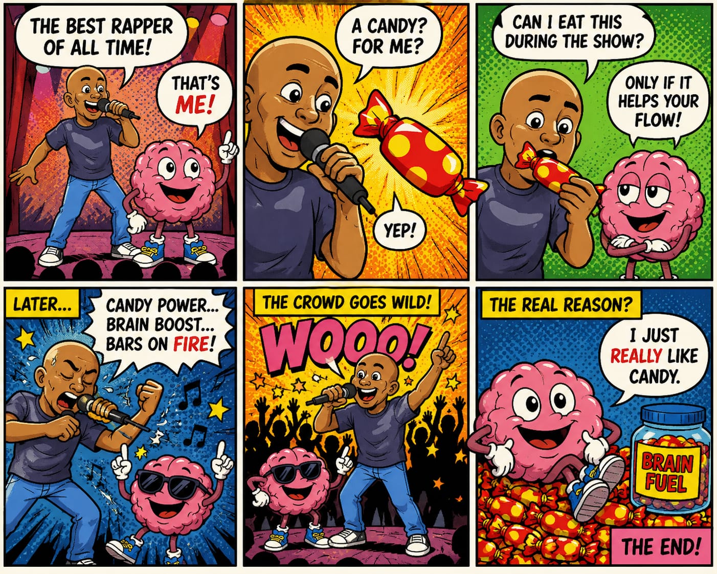 Candy Power, Brain Boost!